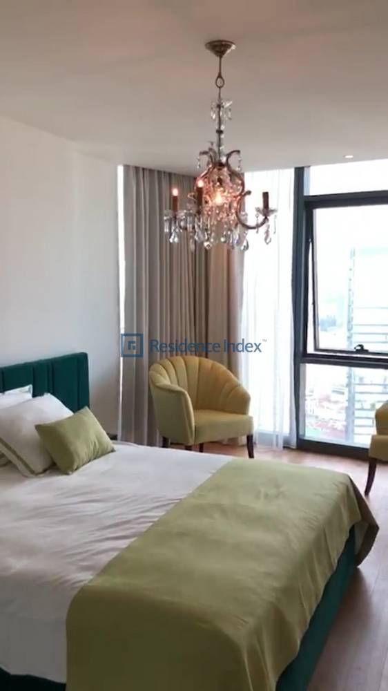 1+1 Flat for Rent with High Floor View Luxury Furnished