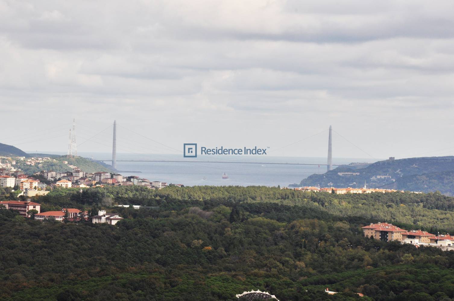 Apartment for Sale with Forest and Bosphorus View