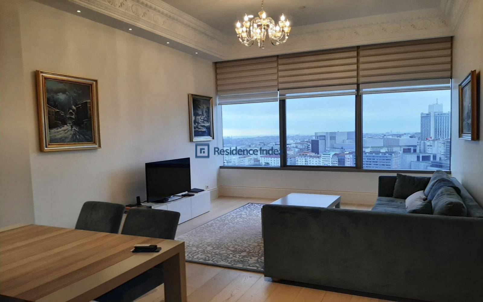 1+1 Luxury Furnished Flat with Bosphorus View
